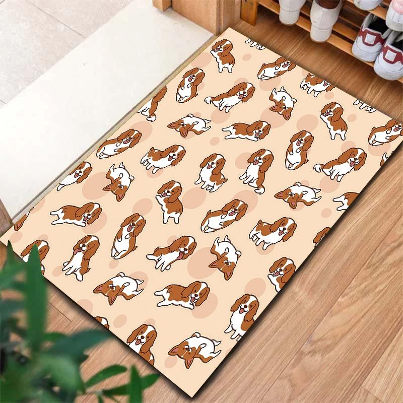 Cute cartoon animal Pattern Square Carpet,Area Rug,Carpet Rug for Living Room Bedroom Sofa Playroom Decor,Non-slip Floor Mat,Holiday Birthday Gifts