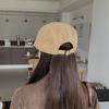 New retro black forward hat children autumn and winter British retro versatile simple temperament literary cap