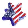 Yousheng Hair Claw Red White Blue Star Design Mini Hair Clip Independence Day Small Hair Clip Party Gatherings Patriotic Hair Accessory