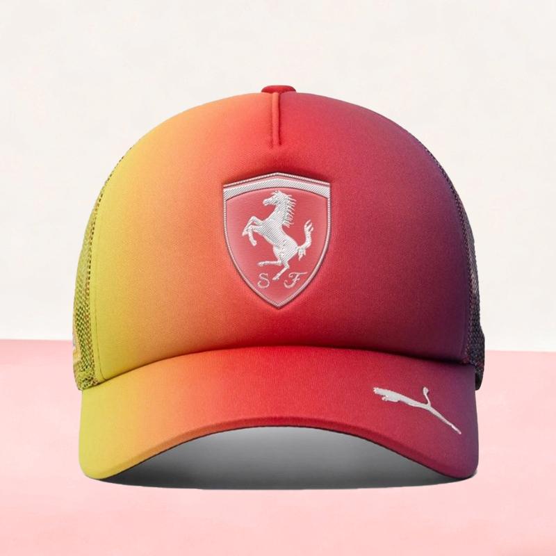 

Мужская Женская Бейсболка с Вышивкой Логотипа Автомобиля Классическая Спортивная Кепка с Козырьком Для Ferrari 488 Roma F8 SF9018121360 F4301575M