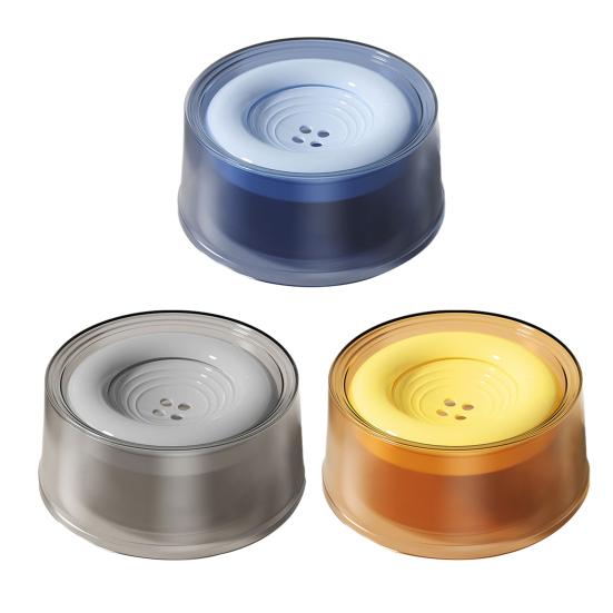 No-Spill Pet Water Bowl Floating Plate Slow Water Feeder Pet Water Dispenser Reduces Spills for Dogs And Cats