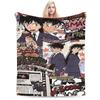 Shinichi Und Ran Blanket Quality Warm Soft Bedding Throws Winter Students Couch Chair Sofa Bed Pattern Bedspread