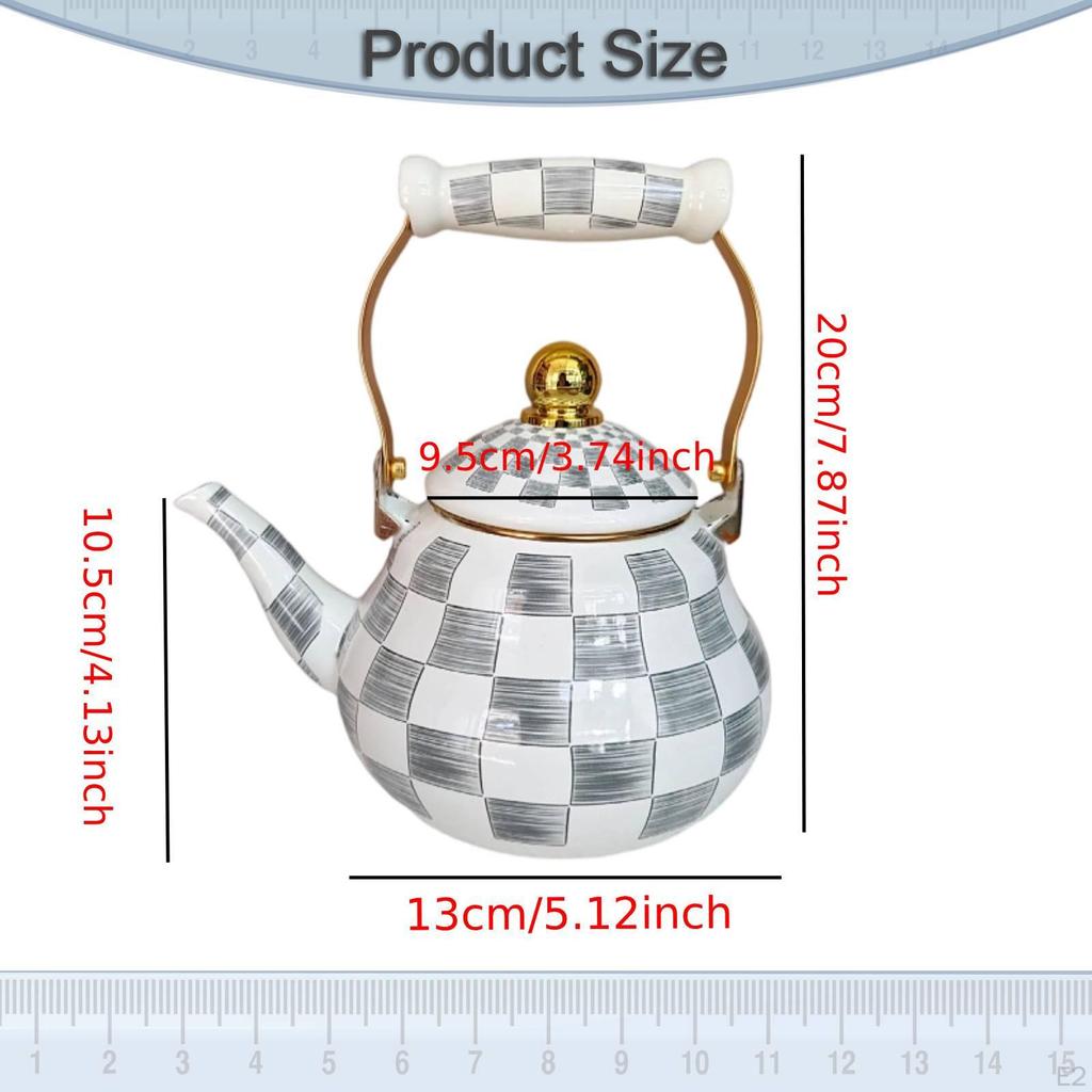 Classic Design Enamelled Ceramic Teapot, Ideal for Restaurants, Kitchens, Parties And Homes.