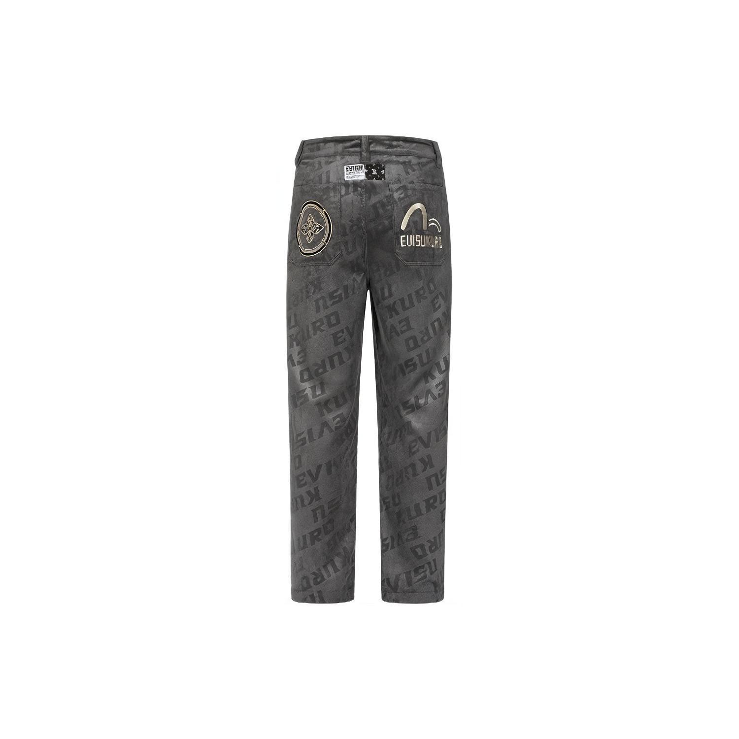 Evisu Logo Embossed Corduroy Seagull Embroidery