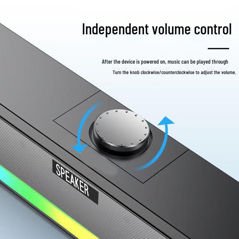 TS33-B Bluetooth Soundbar: Compact Cross-Border Desktop Speaker with Subwoofer for Laptop & PC