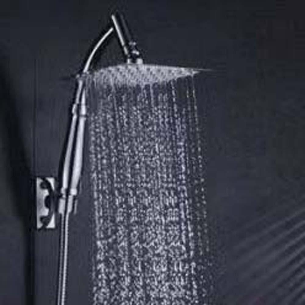 Round Pressurized Shower Nozzle Square Large Panel Showerhead Shower Heads High Pressure  Universal