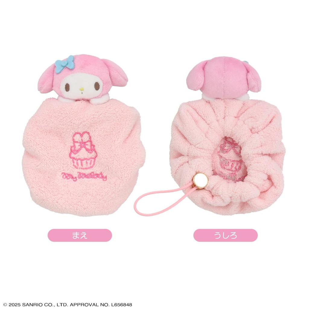 Shobido Sanrio Absorbent Hair Tie Adjustable Size for Long Hair (My Melody) (MM46915)