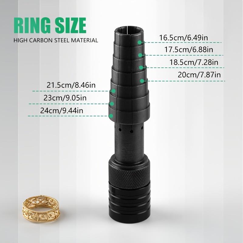 High Carbon Steel Ring Stretcher - Adjustable Wedding Band Extender for Alloy, Golden, Copper, Silvery Jewelry