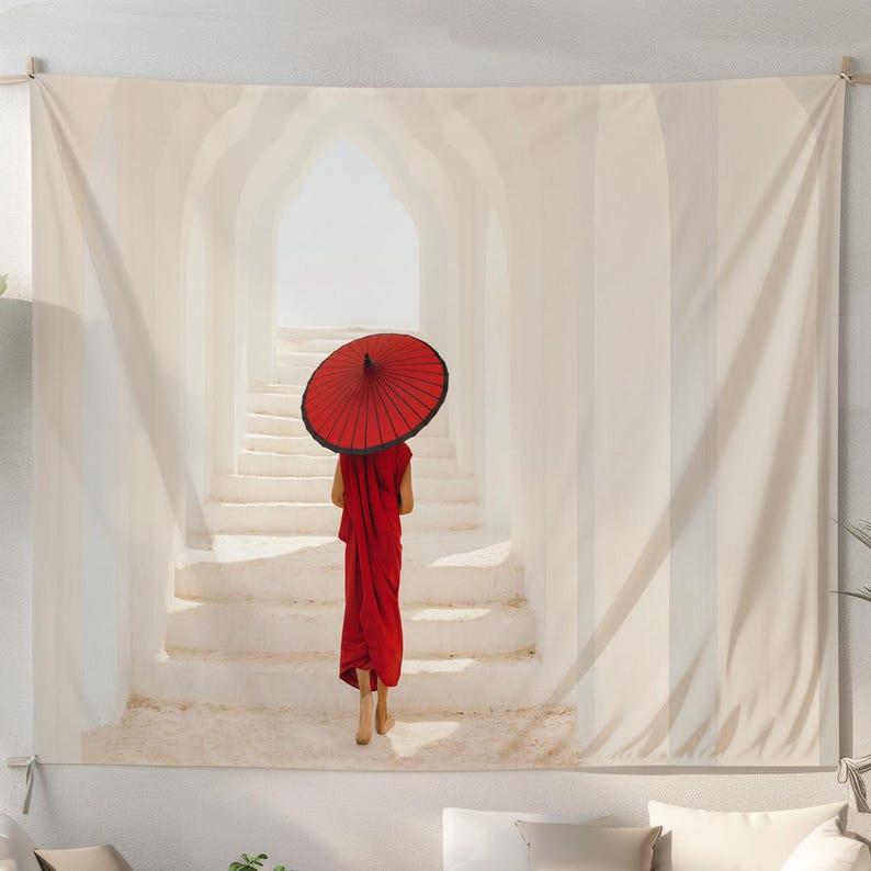 monk tapestry 75x100 чёрный