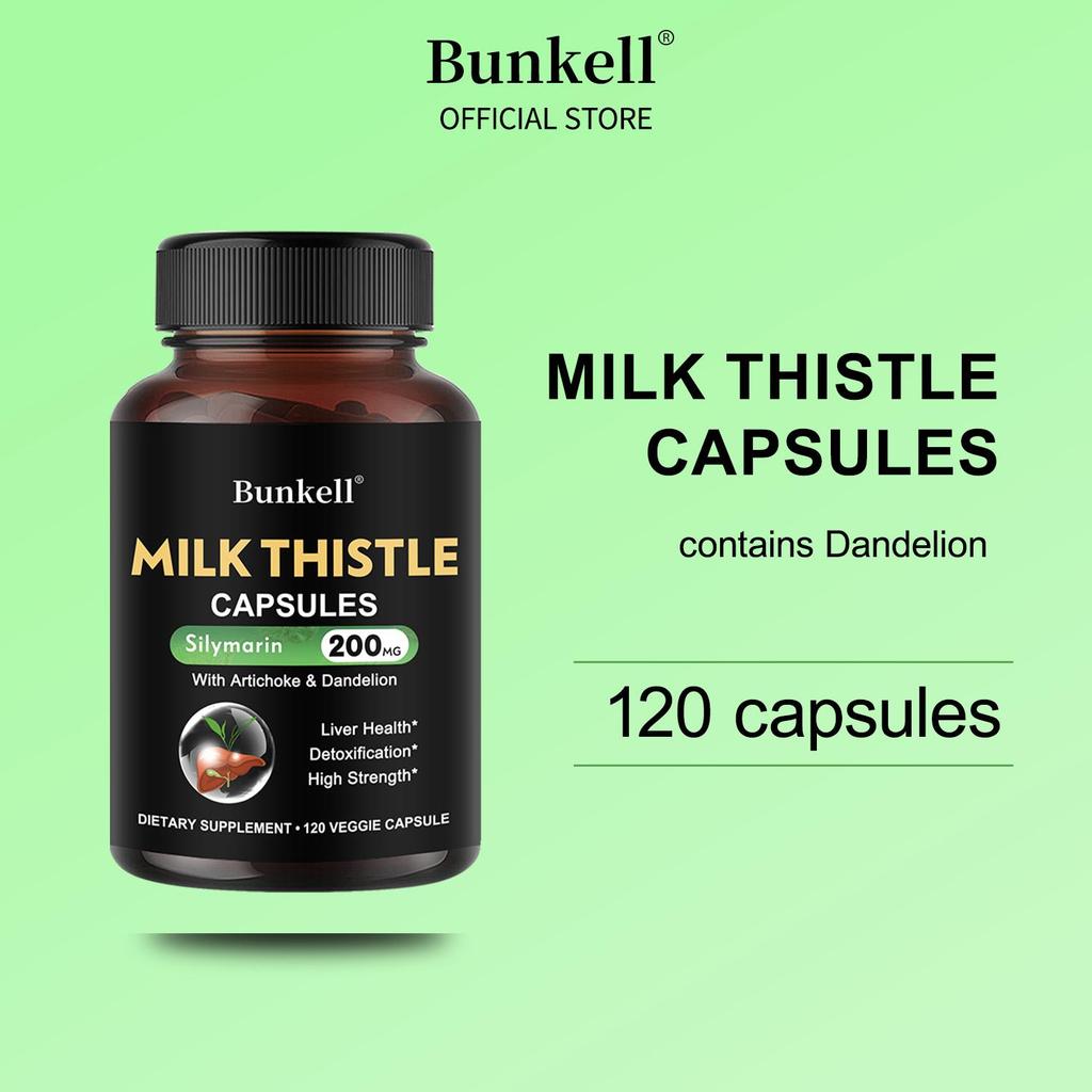 High-concentration Milk Thistle (silymarin 200 Mg) Extract, 120 Capsules