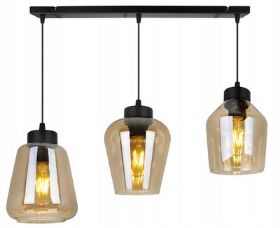 LUMINÁRIA PENDENTE MODERNA ELEGANTE COM CÚPULA DE VIDRO
