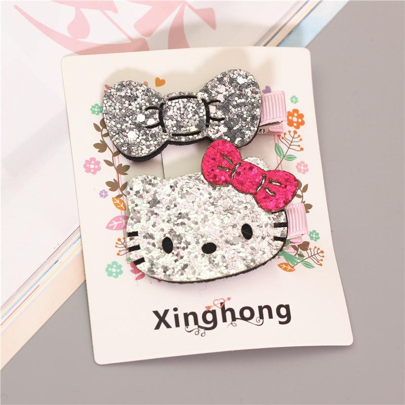 Cute Cartoon Princess Girls Kids Hair Clips Hairpins Accessories For Children Hair Bow Barrette Hairclip Headwear Headdress