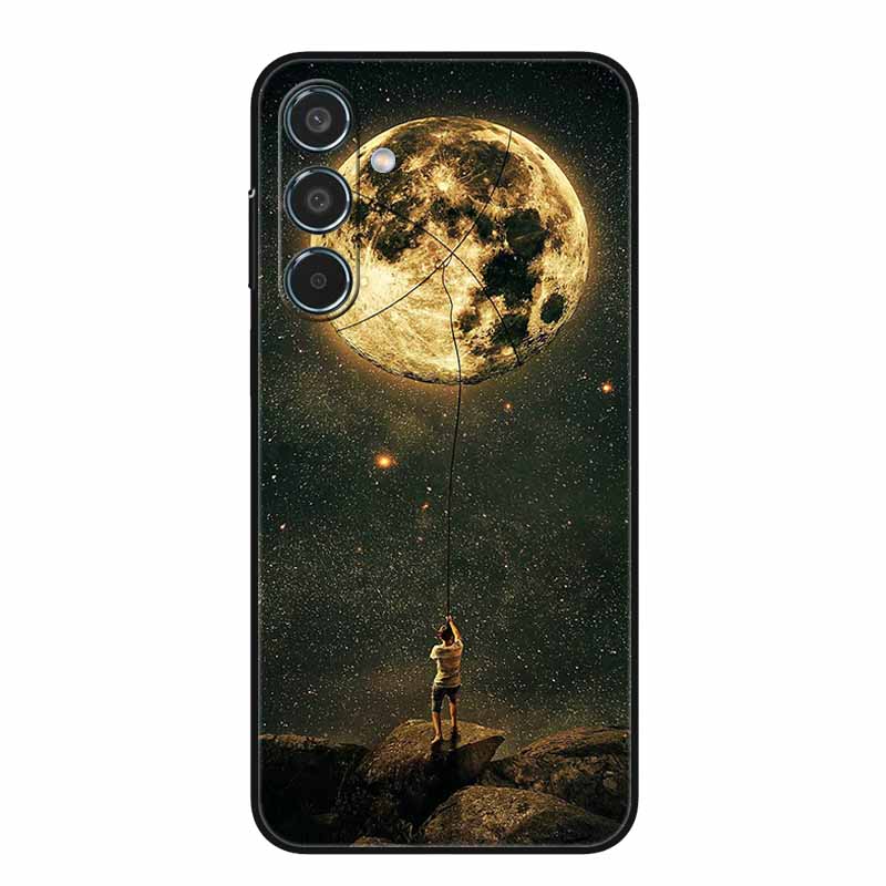

For Samsung Galaxy A55 5G Case Black TPU Silicone Soft Covers for SamsungA55 A 55 A15 A25 A35 5G Phone Shell A 15 4G Bumper Capa Galaxy A25 5G