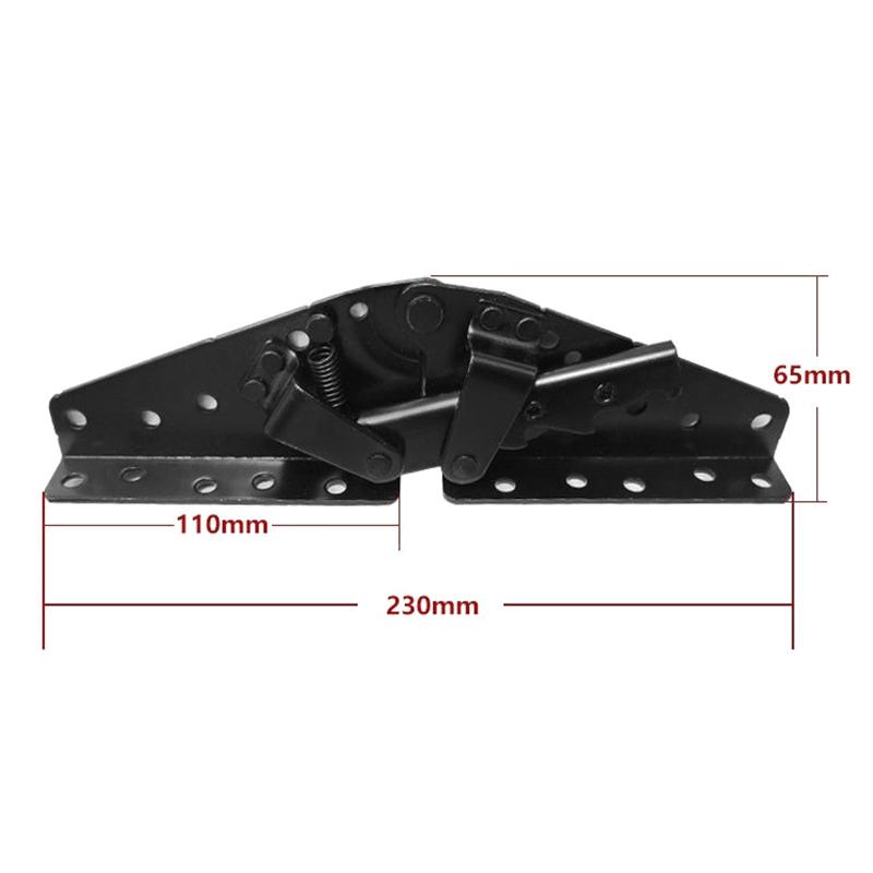 3-stufig verstellbares Schlafsofa-Scharnier 2 Stück Soft-Close-Mechanismus Langlebige Metallbeschläge für Möbelteile-Ersatz