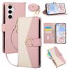 Crossbody Leather Magnetic Flip Wallet Case for Samsung Galaxy S26 Ultra S25 Plus S24 S23 A07 A17 A57 Lanyard Card Holder Cover