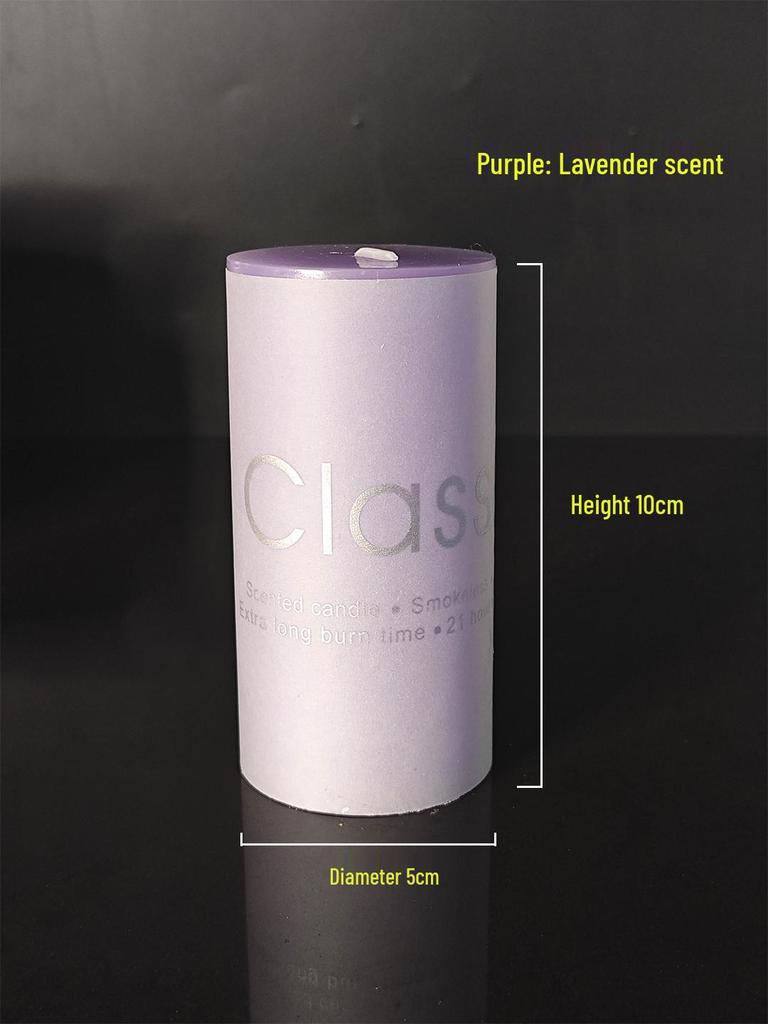 Set of 3 Aromatherapy Candles with Holders – Smokeless, Fragrant, and Ideal for Emergencies or Romantic Occasions.