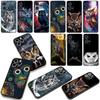 Owl Cartoon Phone Cover Case for Apple iPhone 16 15 14 Plus 13 12 Mini 17 Pro Max + 16E Air 16+ ProMax Casing