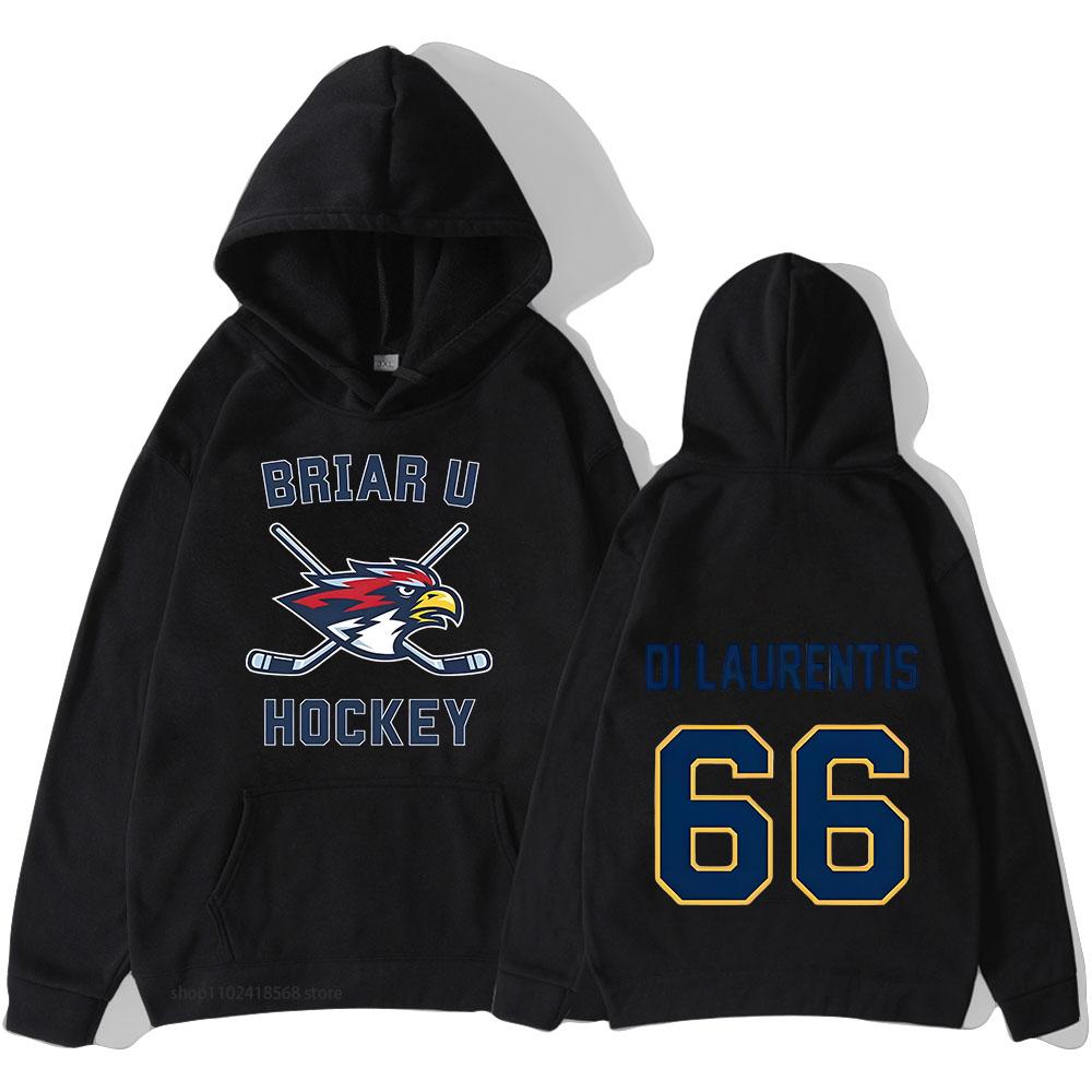 Merch TV Hoodie Off Campus Briar University Hockey Jersey Graham 44 22 DI LAURENTIS 66 Tucker46 Design Sweatshirt Male Clothes
