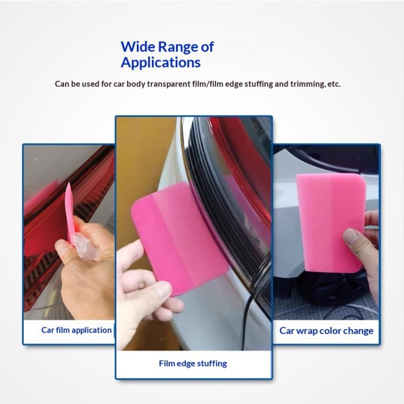 1/7/8Pcs Tpu Ppf Squeegee Kit Window Tinting Soft Rubber Scraper Car Paint Protect Film Installing Vinyl Wrap Tools Water Wiper