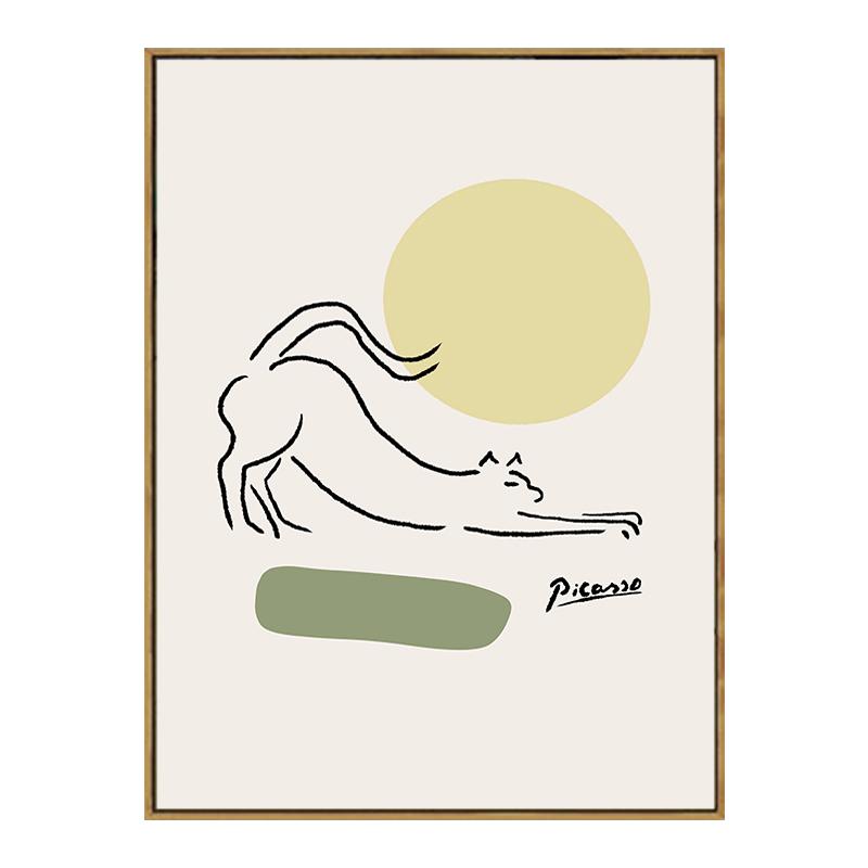 Vintage Picasso Matisse Abstract Women Face Line Art Posters Nordic Hand In Hand Decorative Paintings Canvas Wall Art Home Decor