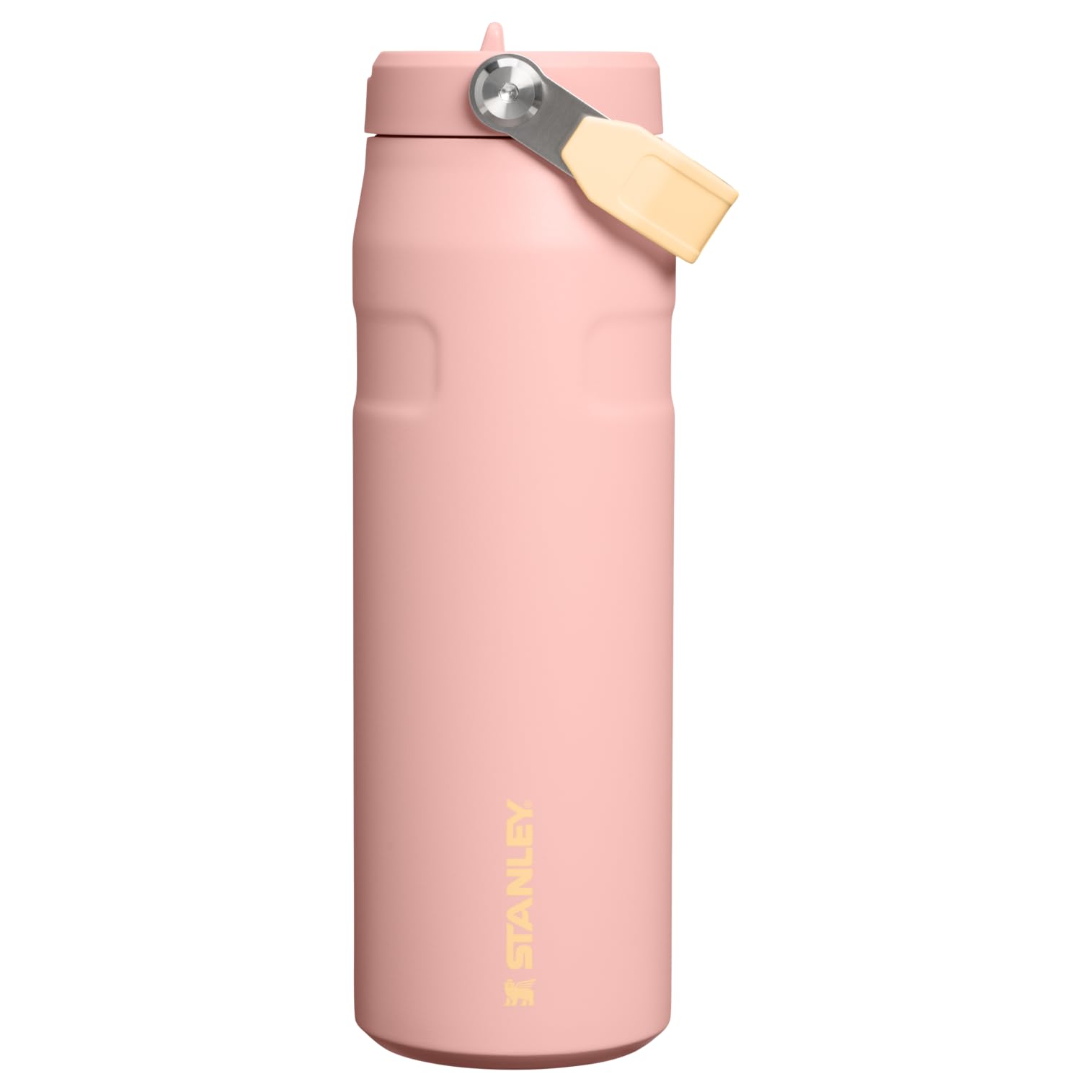 Бутылка Stanley 1913 Iceflow с откидной крышкой и трубочкой, цвет Персиковый, размер L 2.0, цвет Розовый, 0.71