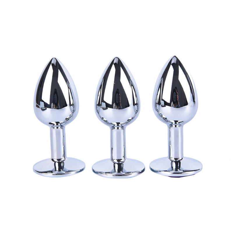 1PC Sex Toys For Adults Small Size Metal Toys Butt Plug Stainless Steel Plug