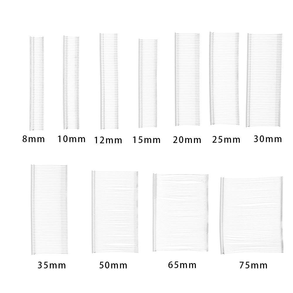 5000 Pieces Standard Tagging Fasteners White Standard Tagging Barbs Attachments Plastic Regular Garment Clothing Price Tag Label