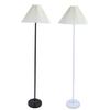 Modern Floor Lamp Multipurpose Stylish Minimalist Fabric Round Lamp Shade Standing Lamp for Living R