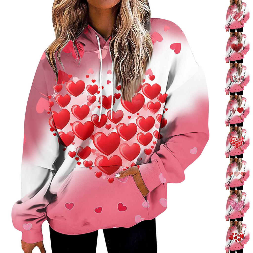 Dámská móda Denní všestranný Ležérní mikiny s výstřihem Grafika Denní Dlouhý rukáv Gradient Patchwork Potištěné Top mikiny