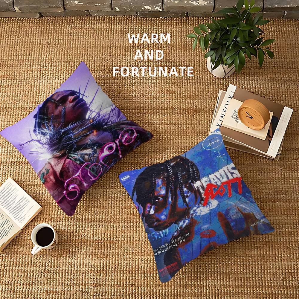 T-Travis Singer S-Scott Cushion Cover Pillow Cover Decor Pillowcase Printed Cushion Case For Couch