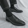 Fashion All-match Flats Fashion Oxfords Shoes Men Luxury Brand Lace-Up Male Comfortable Casual Shoe Leather Male Outdoor Walking Shoes