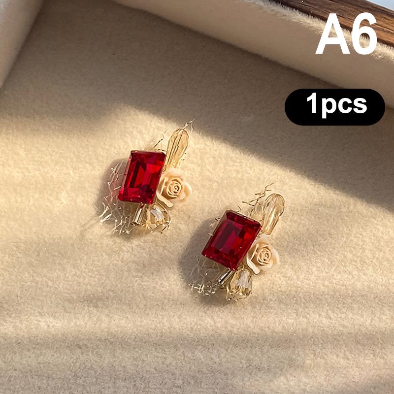 

1PCS Organza 3D Stacked Nail Art Rhinestones Pile Charms Parts Pearl Crystal Diamond Accessories Nails Decoration Supplies