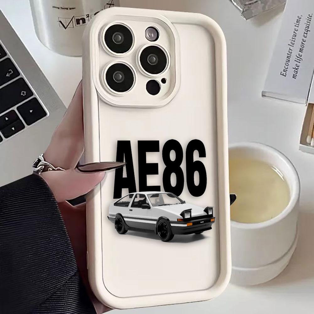 I-Initial D AE86 Tail Light Vehicle Phone Case For iphone Apple 17 AIR 16 16E 11 12 13 14 15 XR Plus Pro Max Silicone Case Cover