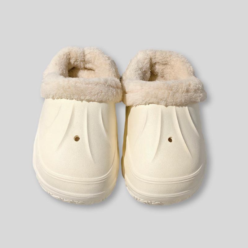 Children's Non-Slip Cotton Slippers: Warm, Waterproof EVA Winter Shoes for Boys, Girls, and Adults.