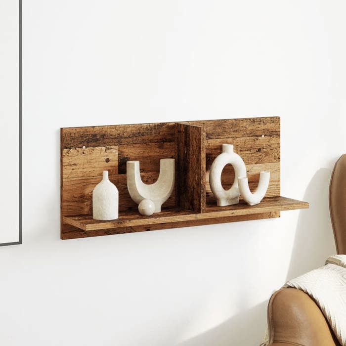 VidaXL Wall Cabinet 70x16.5x30 Cm Old Wood Engineered Wood 854857