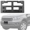 Front Plate Installation Bracket KB3Z17A385A, Black Plastic License Plate Mount for Direct Replacement and Part Reference Review Service