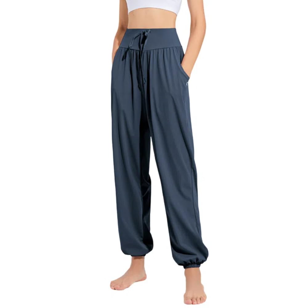 Yomoment Loose Fit Jogger Yoga Yoga Easy To Move Rash Size M Pants, Summer, Moisture-Wicking, Quick-Drying, Pants, Sportswear, Pilates, Wear, In,