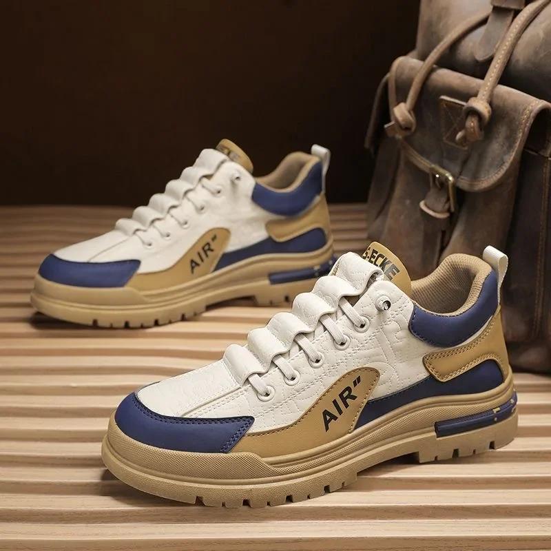 Fashion Spring and Autumn New Style Men's Shoes Spring and Summer Sports Board Shoes Running Lightweight Casual Shoes