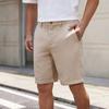 Herren Frühling und Sommer Anzugshorts Lässige Mittellange Hosen, Fünfviertellange Hosen