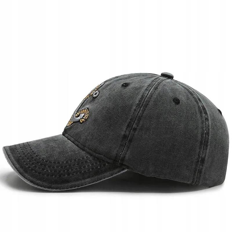 Casquette de pêche Ancre Broderie Marin Universelle