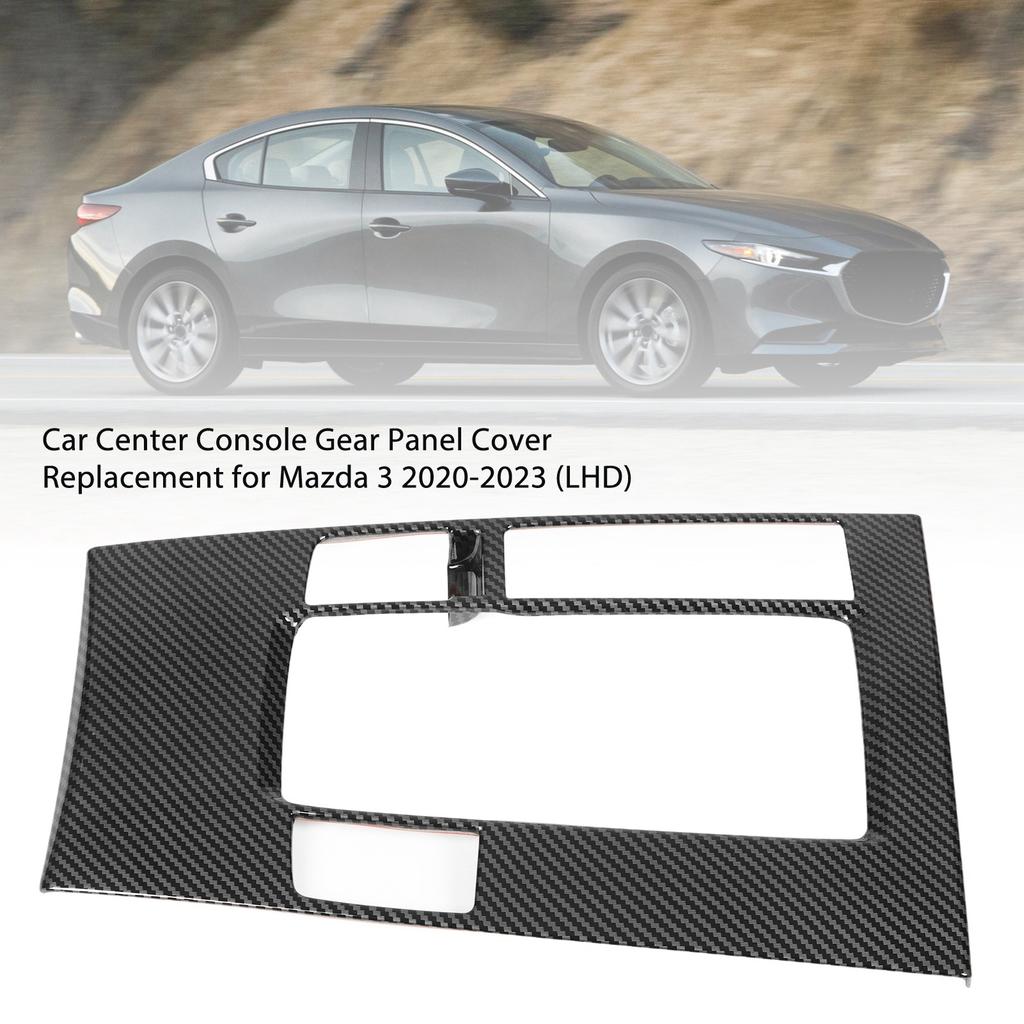 Center Console Gear Panel Frame Cover Carbon Fiber Replacement for 3 2020‑2025 Central Console Gear Panel Frame