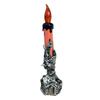 Black Taper Flameless, Candles With Battery, Candlestick Candle Light LED With Holder And 3D Flame