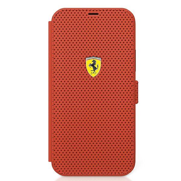 Ferrari Fespeflbkp12Sre Iphone 12 Mini 5,4 Czerwony/Red Book On Track Perforated