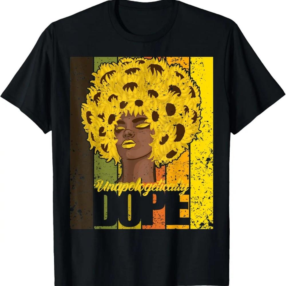 

Retro Unapologetically dope T-Shirt XXXXXL чёрный