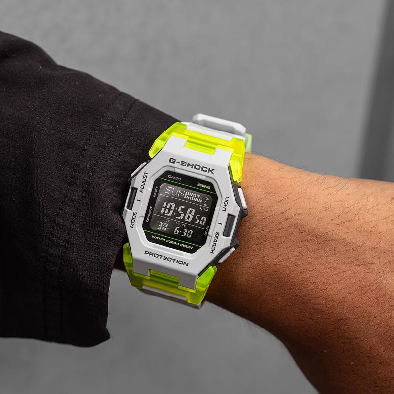 CASIO GD B500 200m Waterproof Quartz Movement Resin Strap Watch Men's Watches Black Dial GD-B500MW-8JF