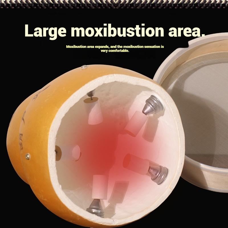 Gourd Moxibustion Abdominal Box - Portable Full-Body Navel Moxibustion, Beauty Salon Smoke Extraction Warmer