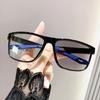 Unisex Fashion Full Frame Photochromic Myopia Glasses Outdoor Sports Myopia Glasses High Definition Blue Light Blocking Glasses