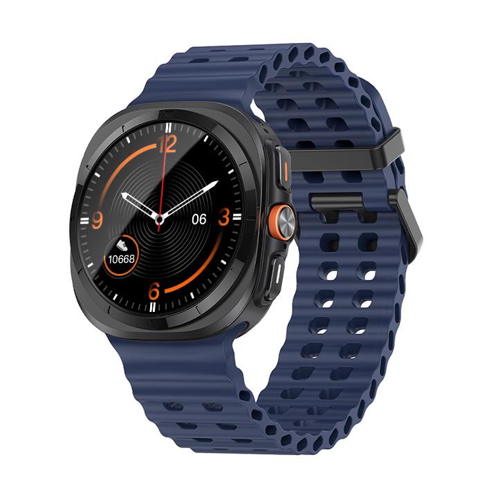 Silicone Breathable Strap For Samsung Galaxy Watch Ultra 47mm Marine Wristband Bracelet Galaxy Watch Ultra(2025) 47mm  Watchband