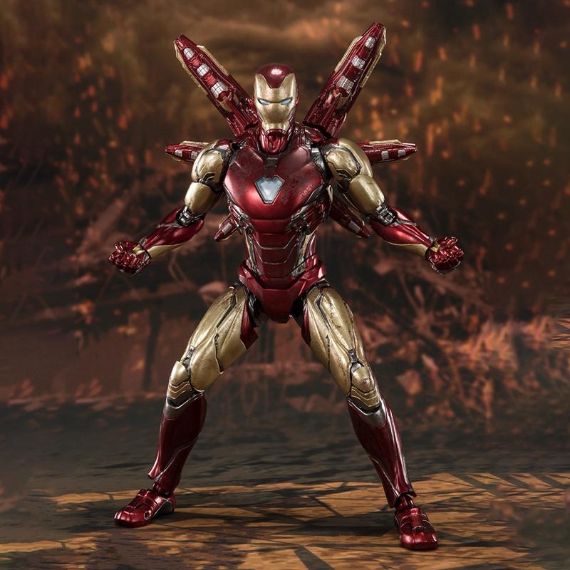 Latest 16Cm  Avengers Iron Man Mark 85 Ultimate Articulated Figurine Model Statue Desktop Decoration Present For Kids