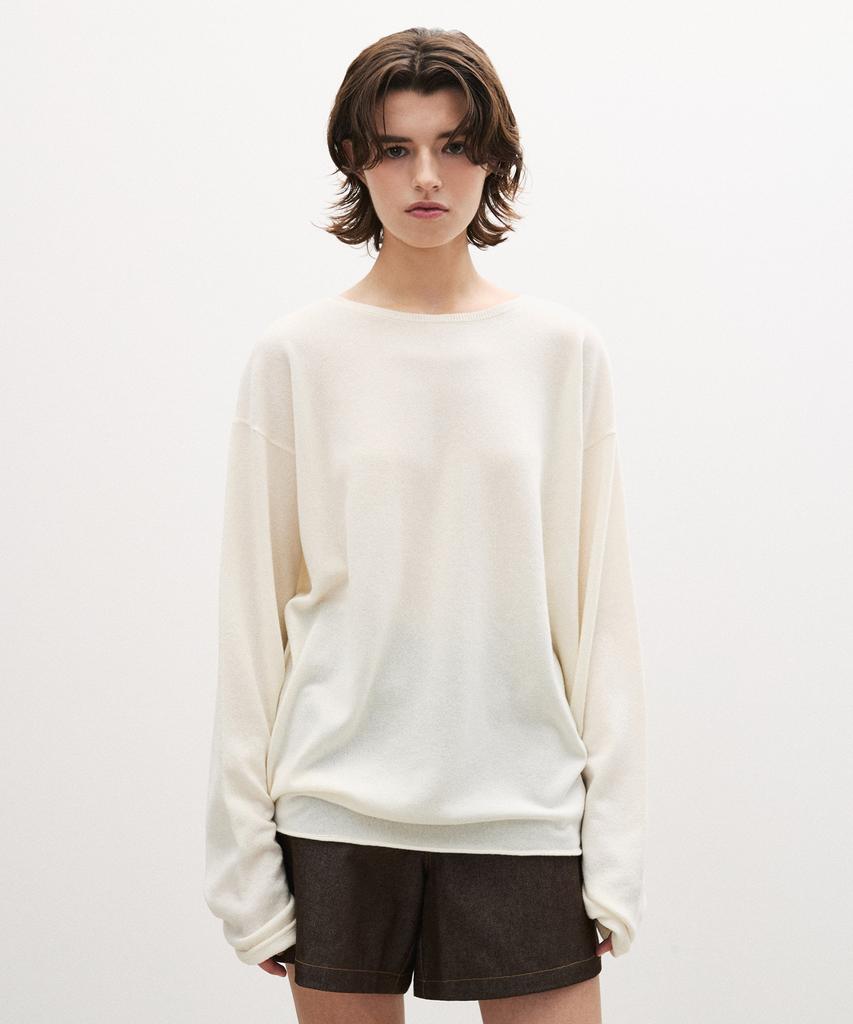 SUARE WOMEN Cashmere Wool Oversized Sleeve Knit - 4 Colors